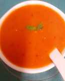 Restaurant Style Spiced Indian Tomato Soup