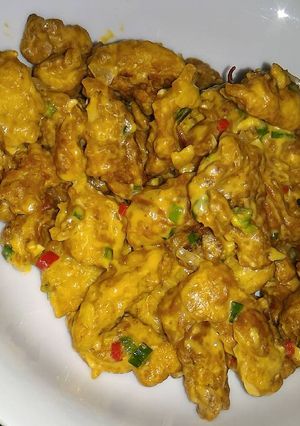 Foto resep Ayam Tepung Telur Asin