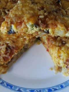 Una foto de Tarta de verduras con queso