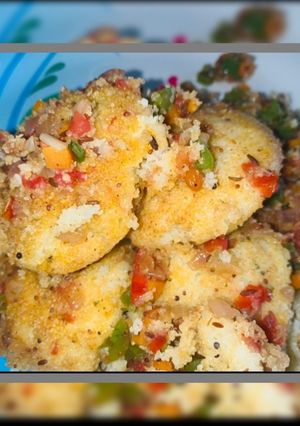 सूजी मसाला इडली(suji masala idli recipe in hindi) रेसिपी मुख्य फोटो