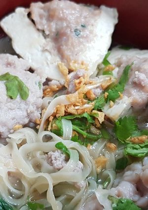 รูปของ บะหมี่เต้าหู้ยัดไส้