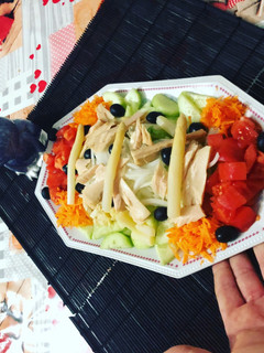 Una foto de Ensalada de mi casa
