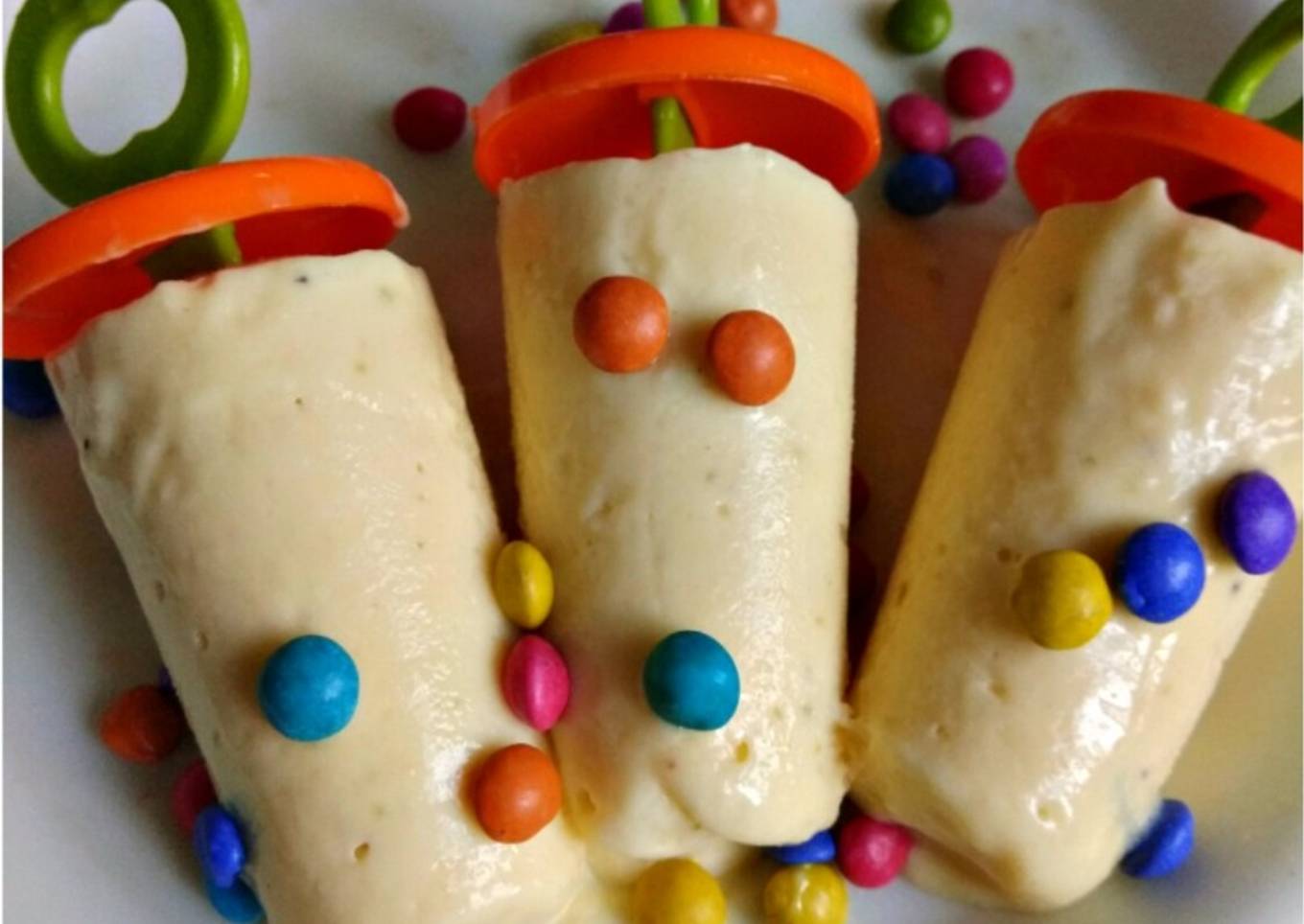 Leftover barfi Mango Kulfi