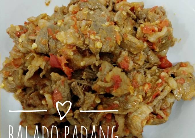 Balado Padang Daging Slice