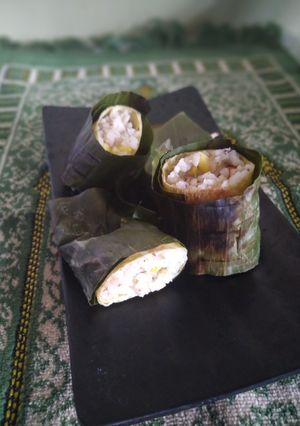 Foto resep Nasi Bakar isi ikan sarden ✨🐟