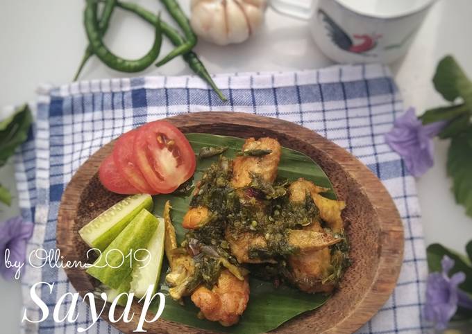 Sayap Ayam Lombok ijo