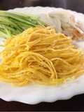 Easiest Kinshi Tamago (Shredded Egg Crepe) for Summer Chilled Ramen