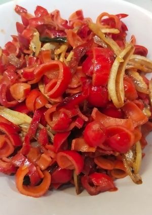 Foto resep Tumis kulit melinjo teri