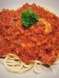 Spagetti Vega Bolognese recept fotója