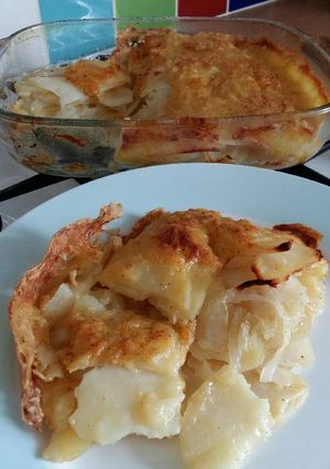 A picture of Vickys Scalloped Potatoes (No Milk) GF DF EF SF NF.