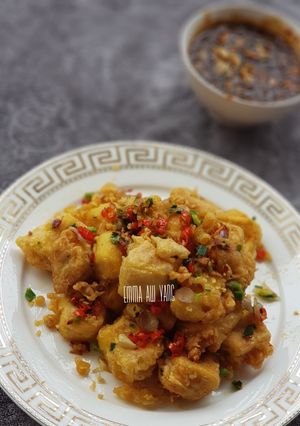 Foto resep Tahu kuning cabe garam
