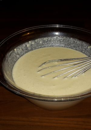 Une photo de Pâte à crêpes à la bière