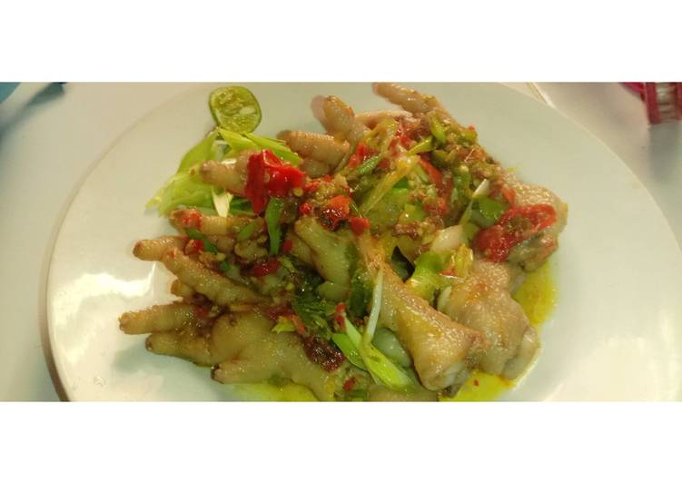 Resep Ceker Kuning Pedas❤️ | Tips Menyiapkan Ceker Kuning Pedas❤️, Lezat