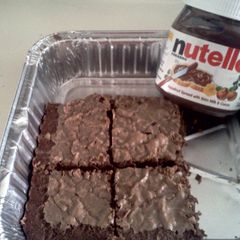 A picture of Nutella Brownies.