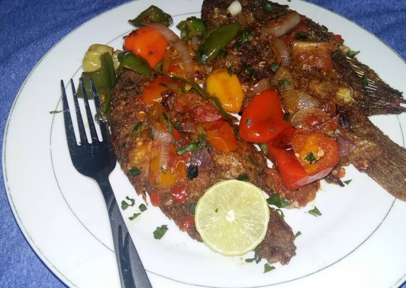 Stir fried fish