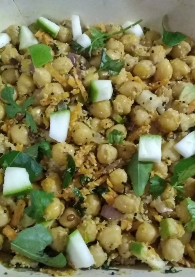 கொண்டைக்கடலை பீச் சுண்டல்/ channa 🏋️ செய்முறை முக்கிய புகைப்படம்