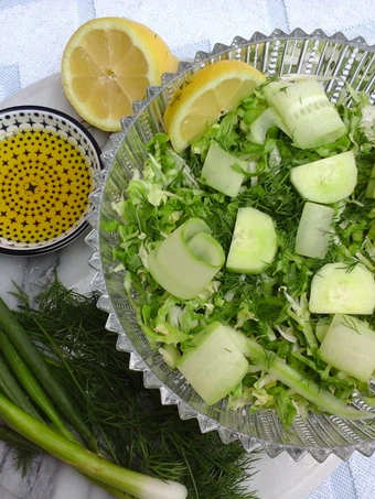 Recipe Salad Yunani &amp; Vinaigrette Lemon which Delicious