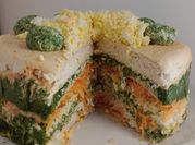Una foto de relleno para panqueques salados