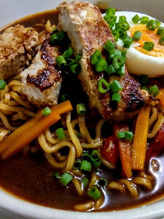 Una foto de SOPA Ramen Casera a mi Estilo...!💓❣️💝