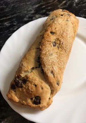 Una foto de Roll relleno de chocolate