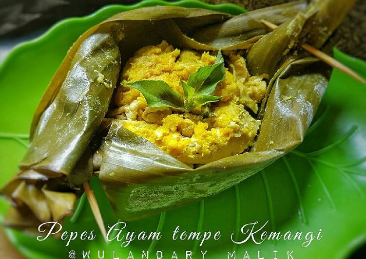 Resep Pepes Ayam Tempe Kemangi (mpasi12m+), Bisa Manjain Lidah