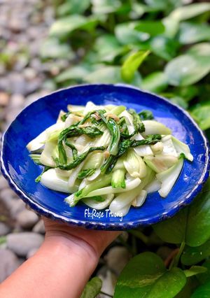 Hình của món Cải Thìa Xào Tỏi.