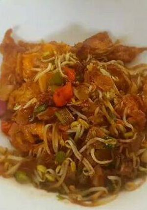 Foto resep Dadar telor cah toge