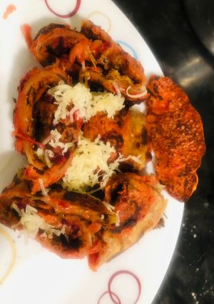 A picture of Veggie Besan Roll.