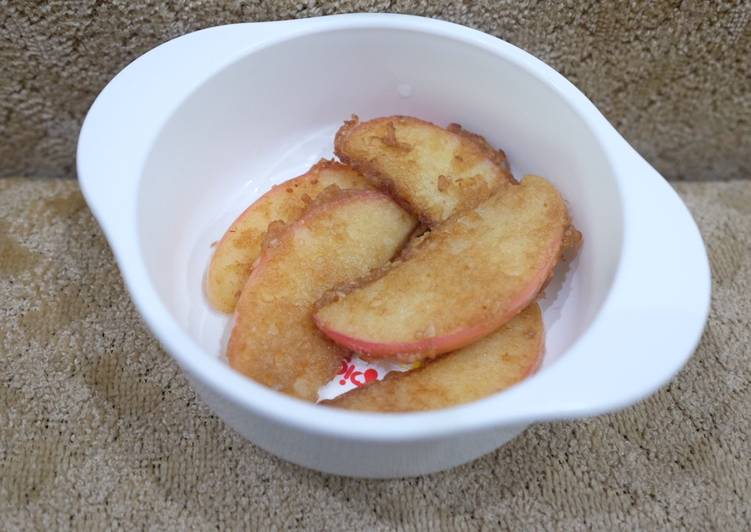 Cara Gampang Membuat Mpasi 14m+ (snack anak) apple chips, Enak
