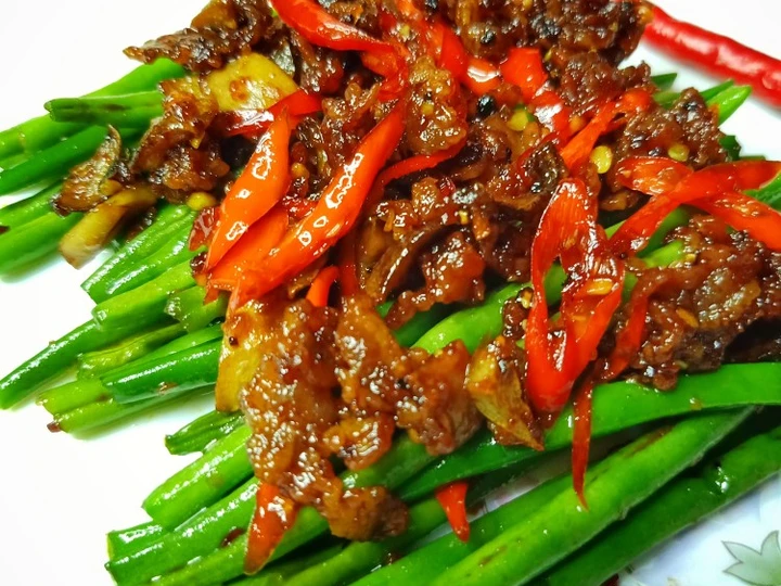 Langkah Mudah untuk Menyiapkan Resep  Cah Buncis Daging Jamur Saos Tiram yang Bisa Manjain Lidah, Bikin Ketagihan