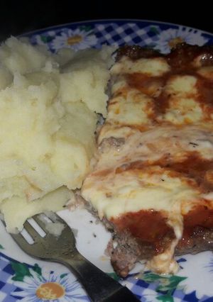 Una foto de Pan de carne a la pizza