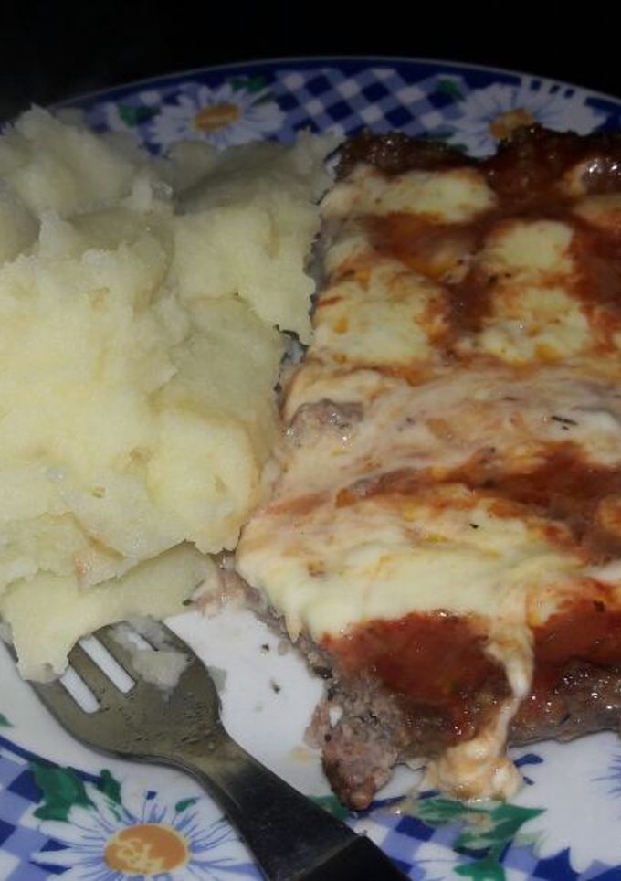 Una foto de Pan de carne a la pizza