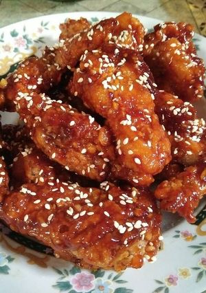 Foto resep Yangnyeom Tongdak (ayam pedes ala korea)by me