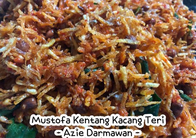 Resep Mustofa Kentang Kacang Teri, Lezat Sekali