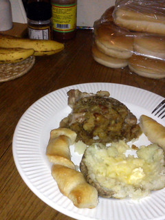 A picture of Apple Stuffed Pork Chops.