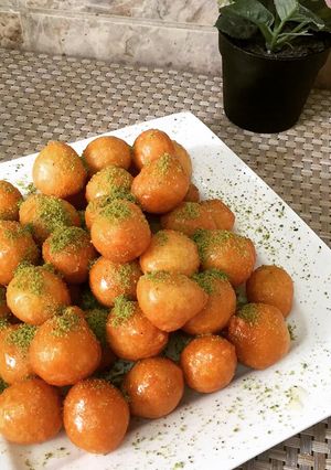 صورة لوصفة لقيمات مقرمشمة ولذيذة