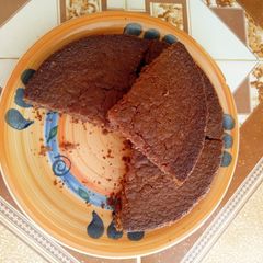 Chocolate sponge cake A picture of Chocolate sponge cake.