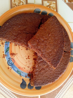 A picture of Chocolate sponge cake.