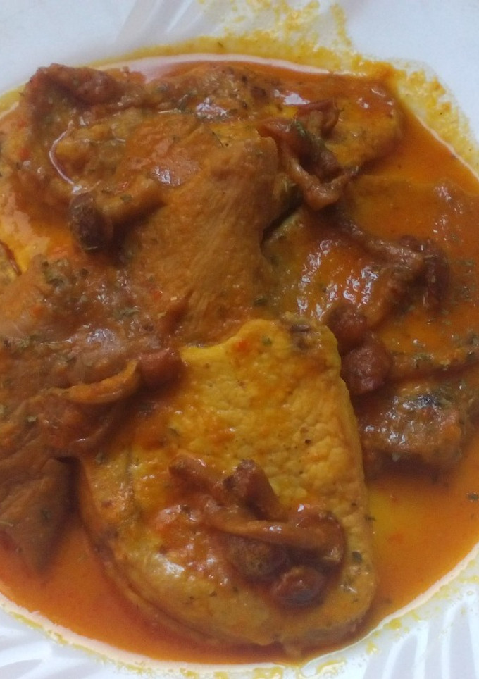 Una foto de Lomo de cerdo en salsa