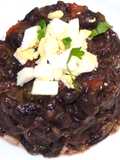 Stewed Black Beans (Frijoles, Alubias, Judías)