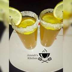 Orange and lemon juice A picture of Orange and lemon juice.