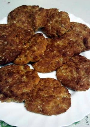 A picture of Anzac Biscuits.