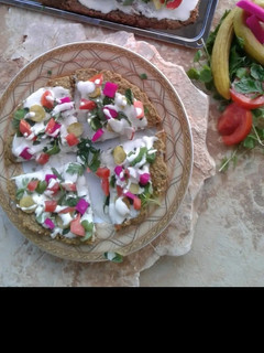 صورة لوصفة بيتزا الفلافل