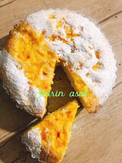 عکسی از دستور کیک هلو