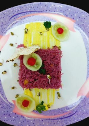સાઉથ ઇન્ડિયન બીટરૂટ લેમન રાઇસ (South Indian Beetroot Lemon Rice રેસીપી મુખ્ય ફોટો