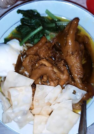 Foto resep Mie ayam ceker rumahan😊