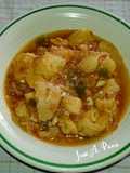 Sopa de tomate 🍅 con almejas