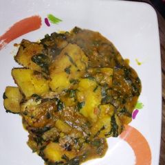A picture of Coconut yam porridge.