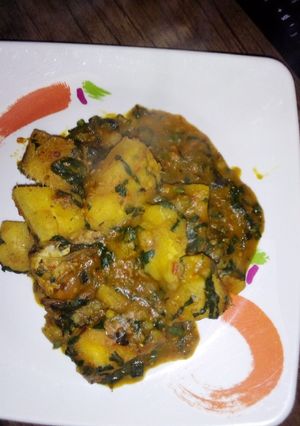 A picture of Coconut yam porridge.