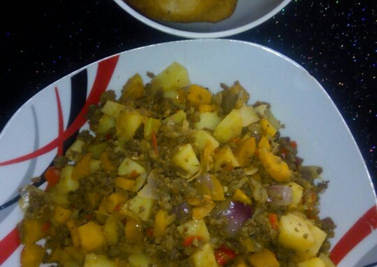 Recipe of Super Quick Homemade Potato Veggies